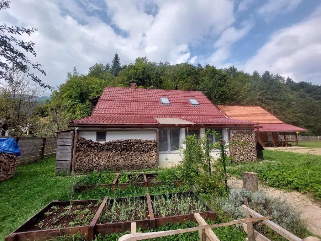 Zahrada ubytování Apartman pri Kupi