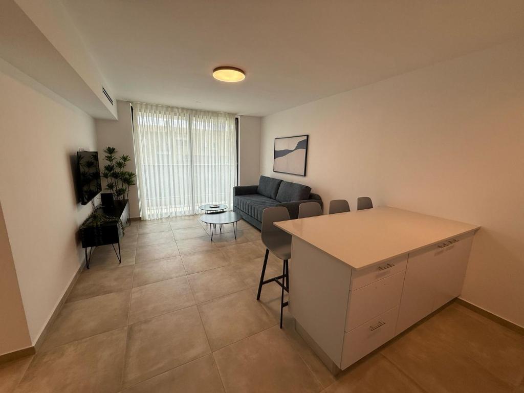 Posezení v ubytování J&G Suites