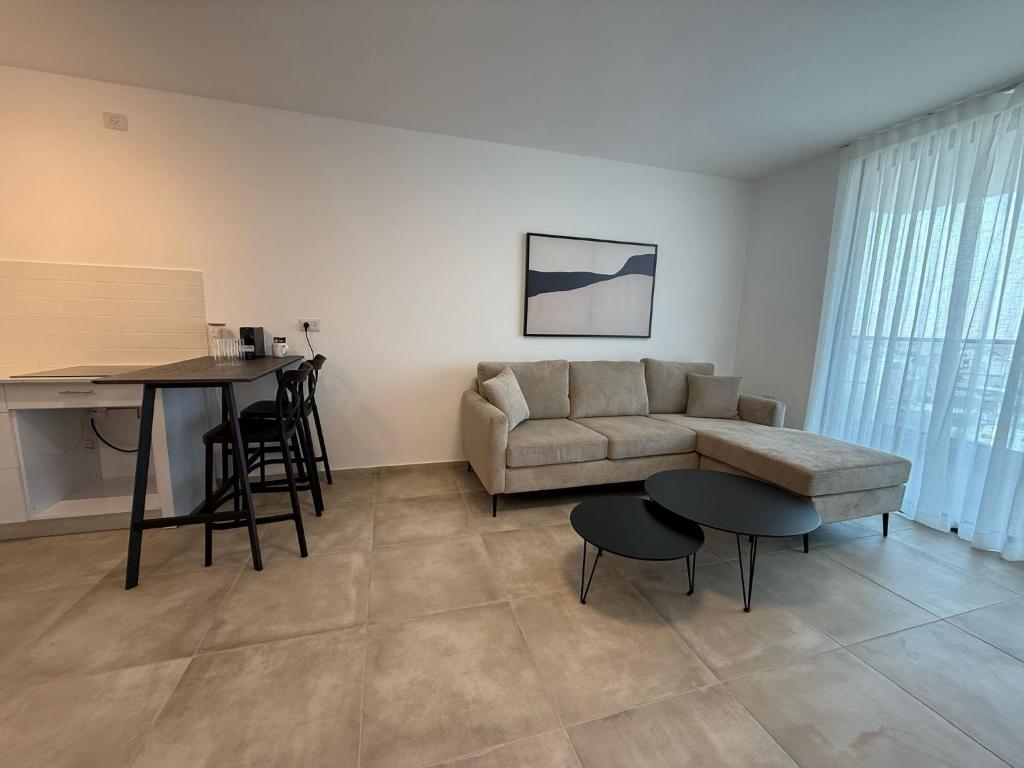 Posezení v ubytování J&G Suites