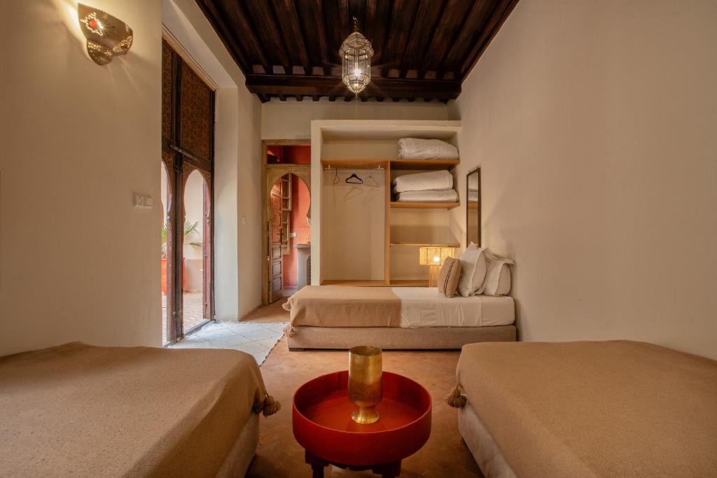 Posezení v ubytování Riad Tassili Marrakech