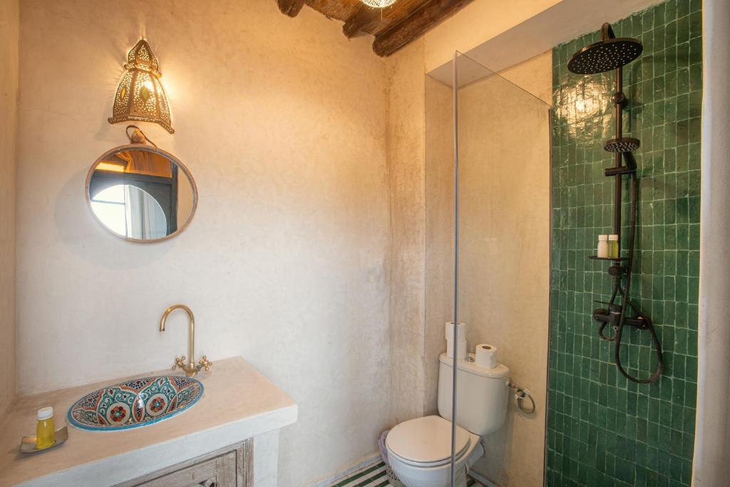Koupelna v ubytování Riad Tassili Marrakech