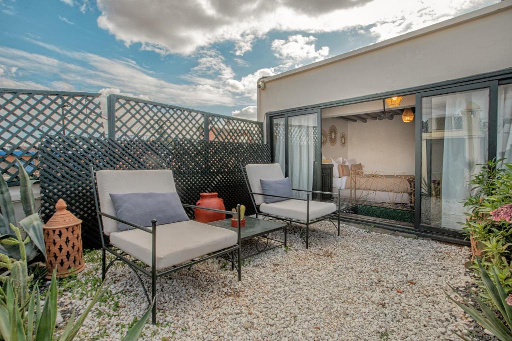 Patio nebo venkovní prostory v ubytování Riad Tassili Marrakech