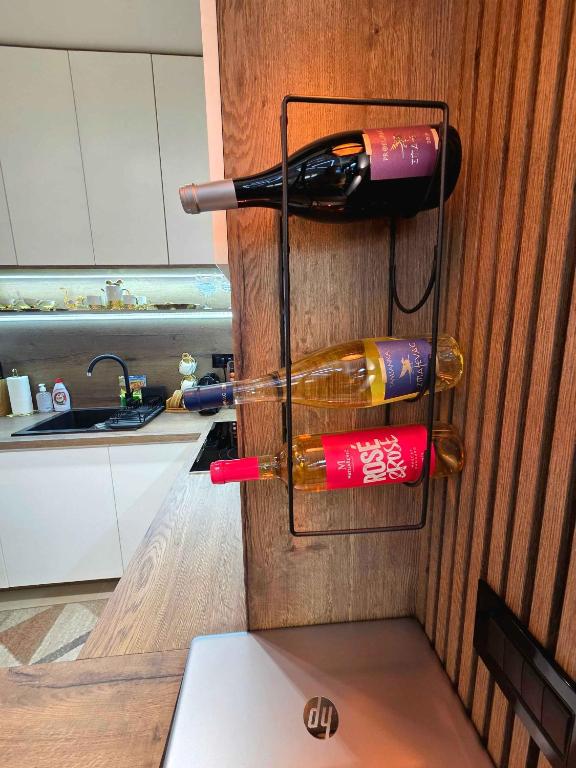Kuchyň nebo kuchyňský kout v ubytování Oaza apartmani