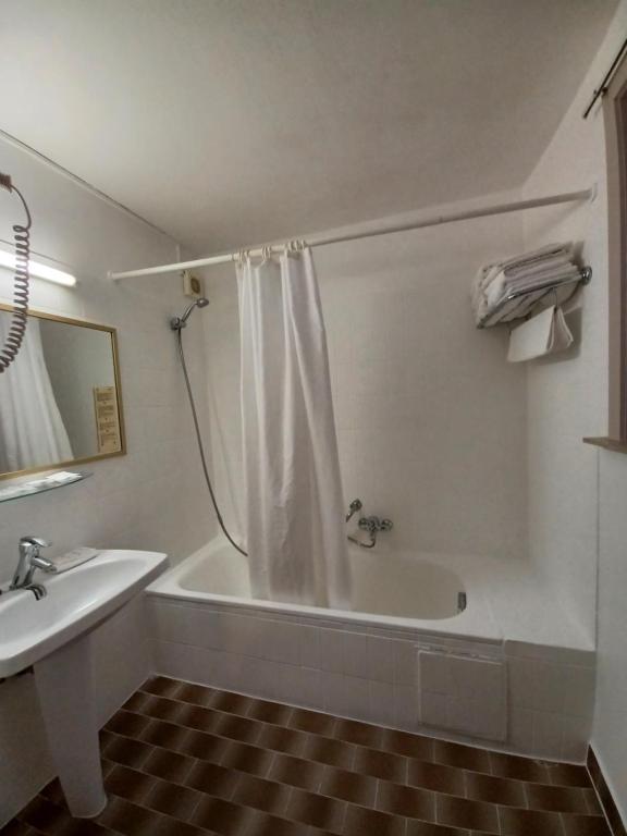 Koupelna v ubytování Hotel Koffieboontje