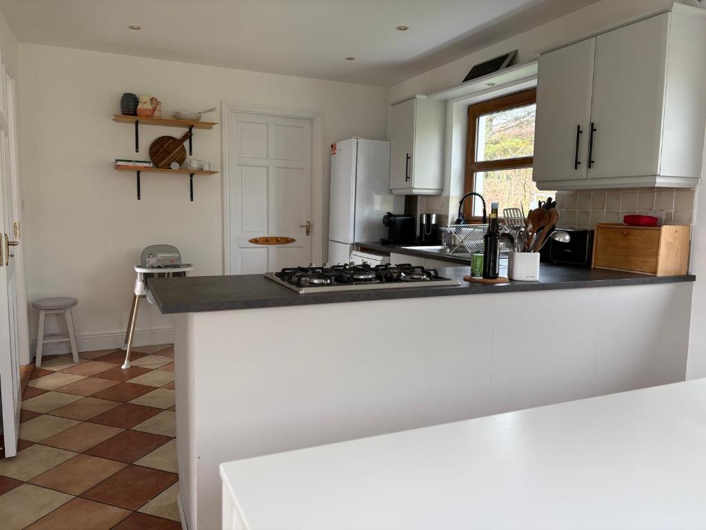 Kuchyň nebo kuchyňský kout v ubytování Luxurious large West Cork property with seaviews