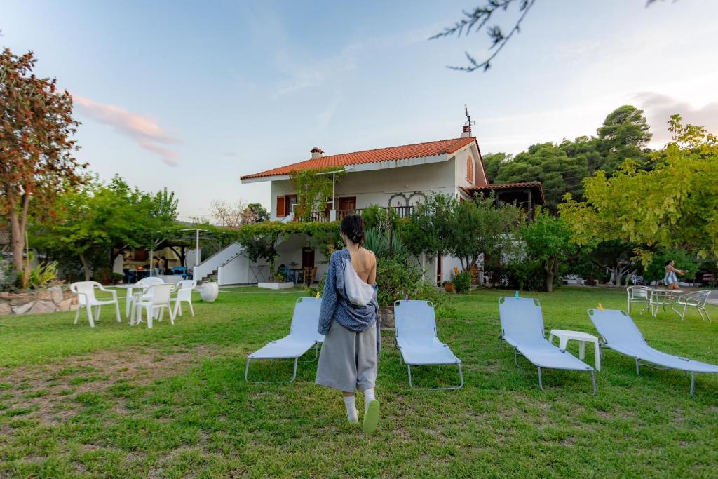 Κήπος έξω από το LILA Apartments