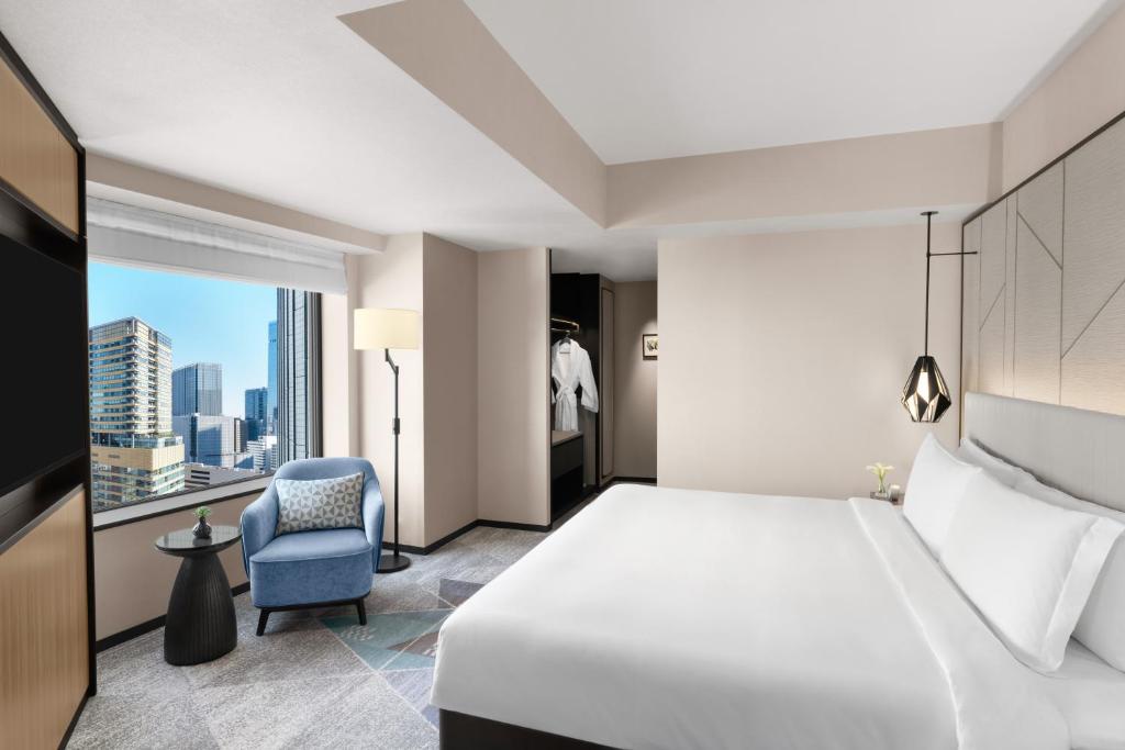 Postel nebo postele na pokoji v ubytování ANA InterContinental Tokyo by IHG