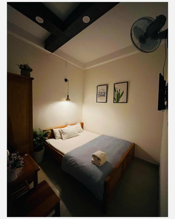 Postel nebo postele na pokoji v ubytování Kim Quang