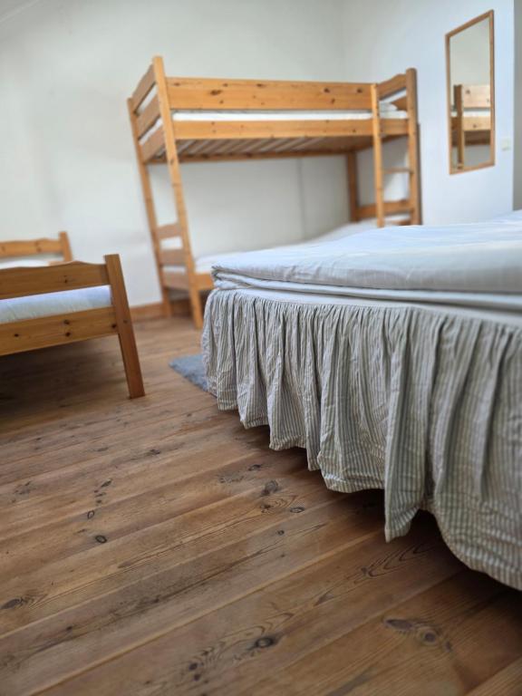 Postel nebo postele na pokoji v ubytování Siaröfortet