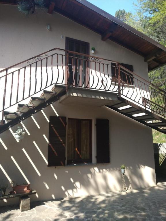 Balkón nebo terasa v ubytování Villa Gardablick