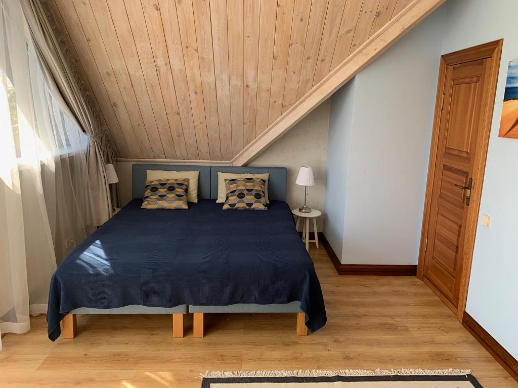 Postel nebo postele na pokoji v ubytování Nordes