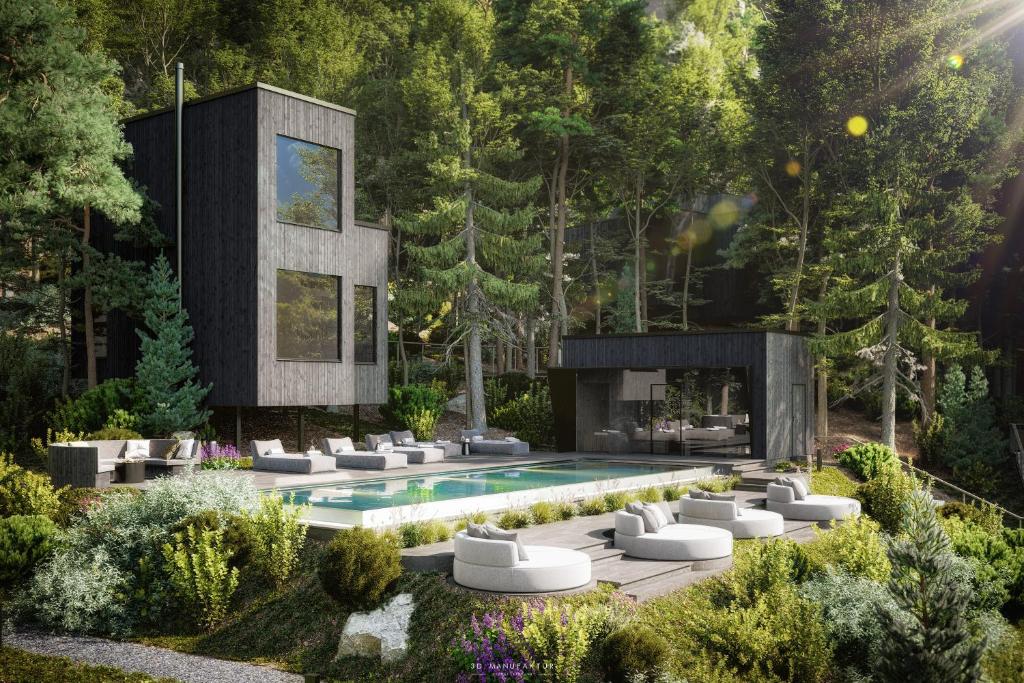 Zahrada ubytování Hotel Fischerwirt Natur WaldSPA
