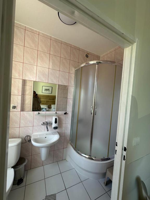 Kúpeľňa v ubytovaní Apartament, Pokoje Koniczynka