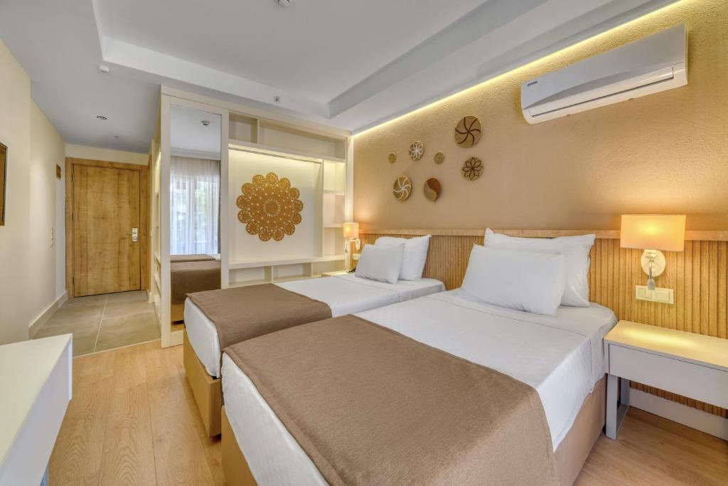Postel nebo postele na pokoji v ubytování Park Hotel