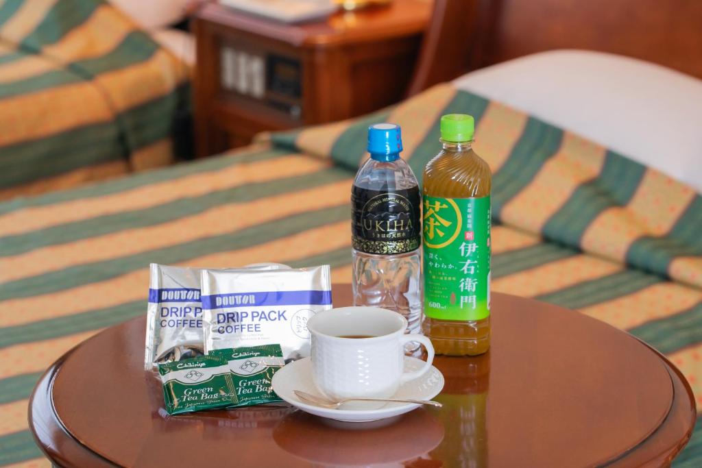 Nápoje v ubytování Hotel Marital Sousei Kurume