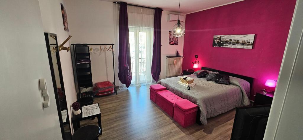 Postel nebo postele na pokoji v ubytování Testa o Croce Casa Vacanze