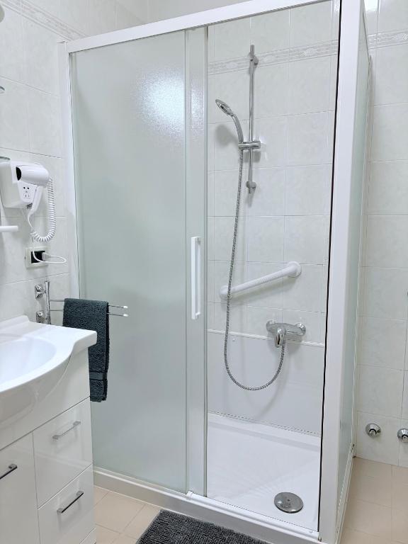 Koupelna v ubytování Casa Salera