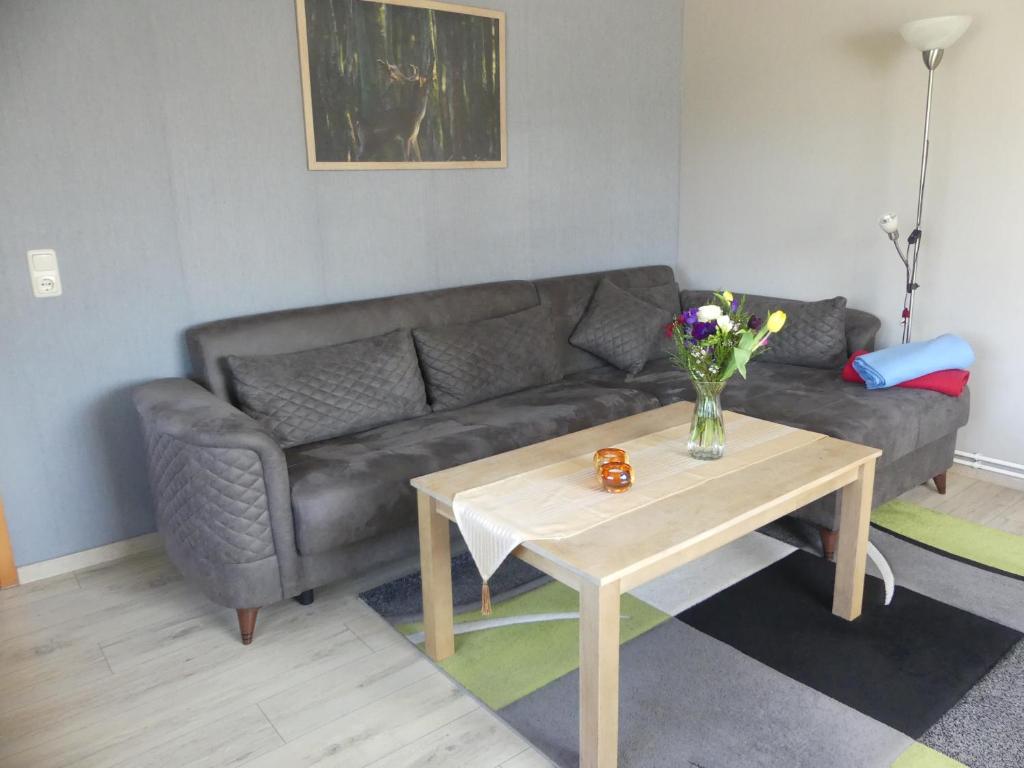 Posezení v ubytování Ferienwohnungen Strandweg 6