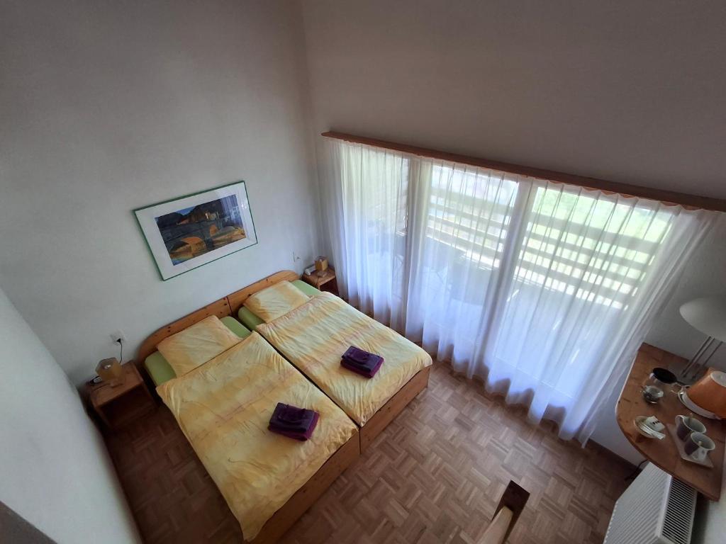 Postel nebo postele na pokoji v ubytování Tariche Centre de Vacances