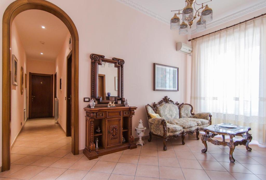 Posezení v ubytování B&B Il Giardino Dei Mandarini
