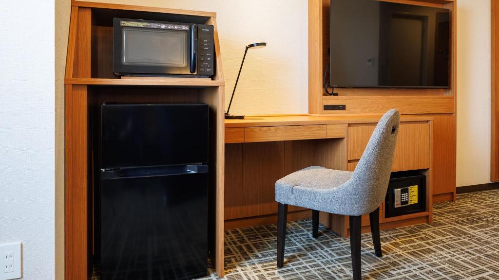 TV a/nebo společenská místnost v ubytování JR-East Hotel Mets Komagome