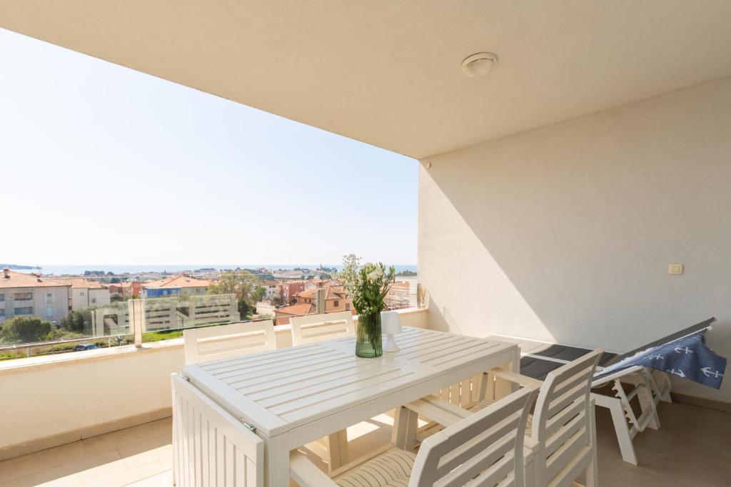Balkón nebo terasa v ubytování Apartment The View by SeeAdria Agency