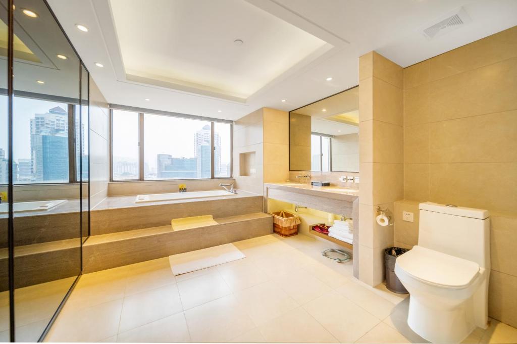 Koupelna v ubytování Zhongshan International Hotel