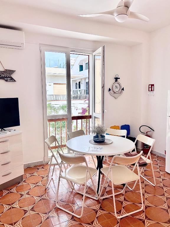 TV a/nebo společenská místnost v ubytování La casa di Vicky