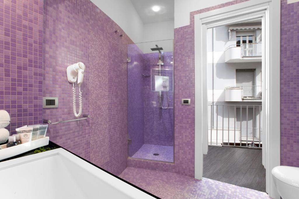 A bathroom at Magi House Relais