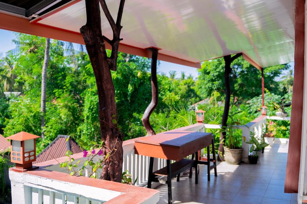 Zahrada ubytování Gilibong Bungalows