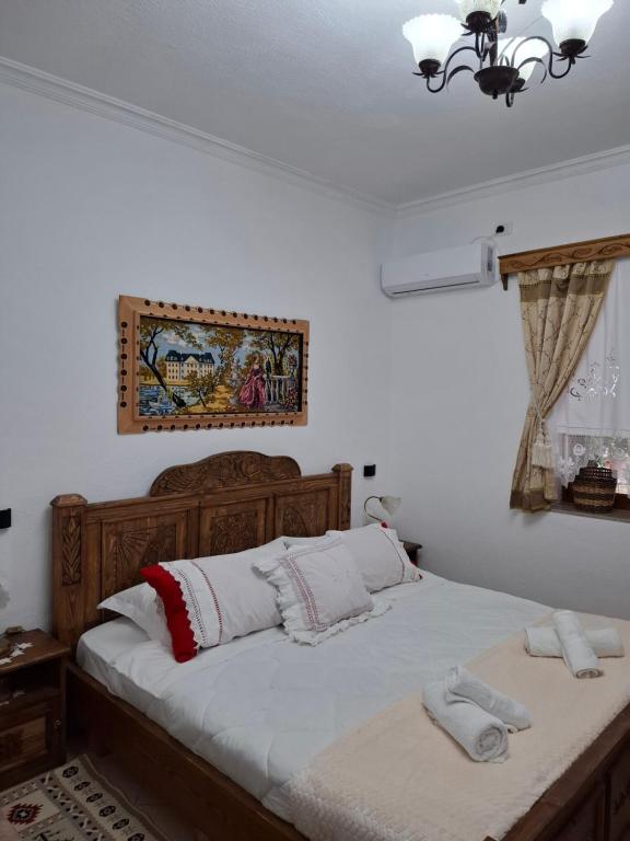 Postel nebo postele na pokoji v ubytování Guest House Luna
