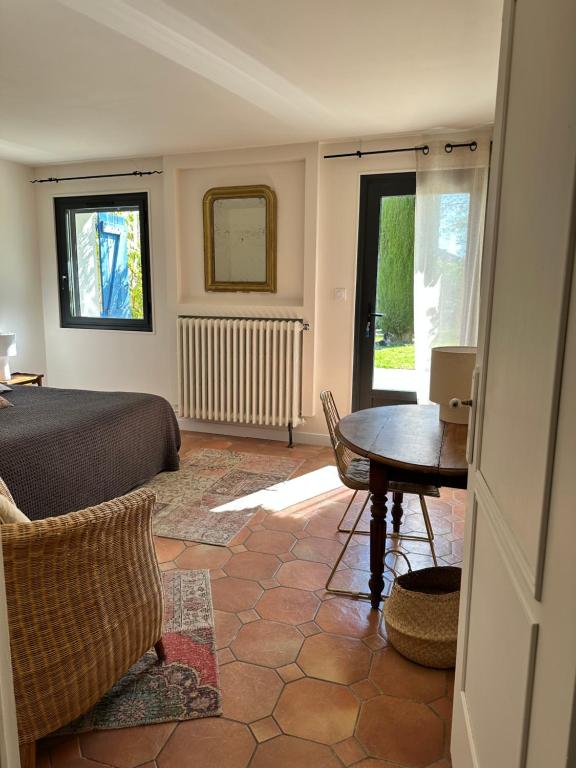 Posezení v ubytování Chambre D'hôte La Beaudine