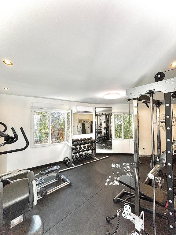 Fitness centrum a/nebo fitness zařízení v ubytování Residence Canella