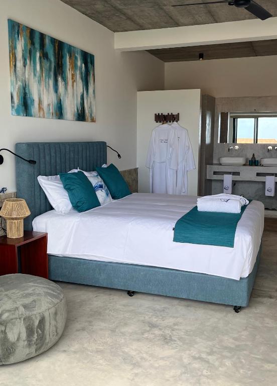 Postel nebo postele na pokoji v ubytování Boutique Hotel Luz da Lua