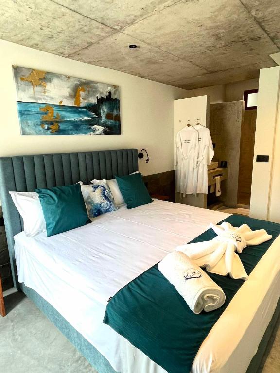 Postel nebo postele na pokoji v ubytování Boutique Hotel Luz da Lua