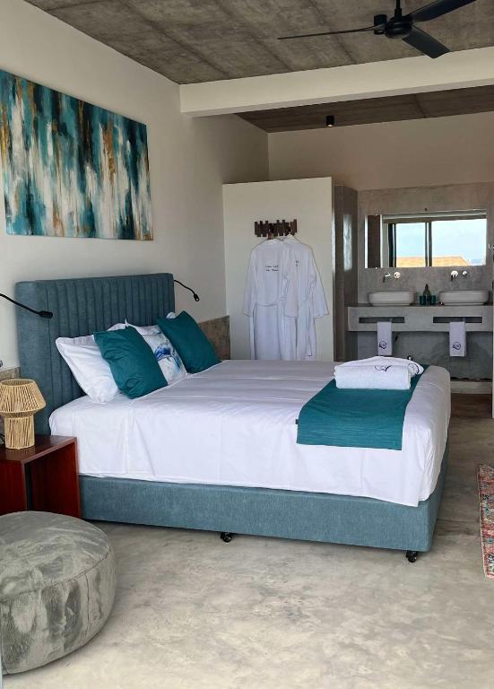 Postel nebo postele na pokoji v ubytování Boutique Hotel Luz da Lua