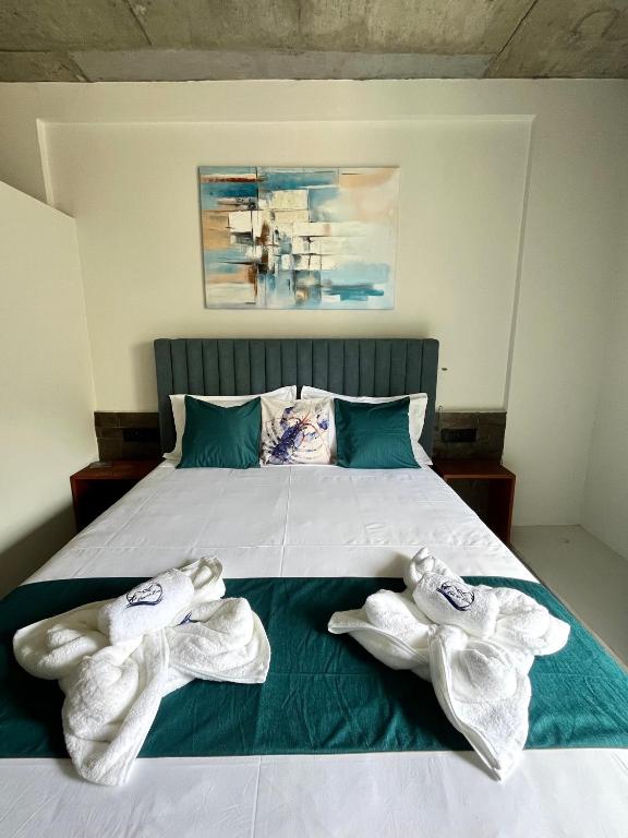 Postel nebo postele na pokoji v ubytování Boutique Hotel Luz da Lua