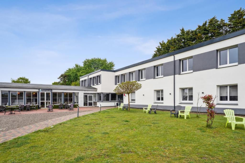 Zahrada ubytování Hôtel Restaurant AKENA Camiers-Le Touquet - 2 étoiles
