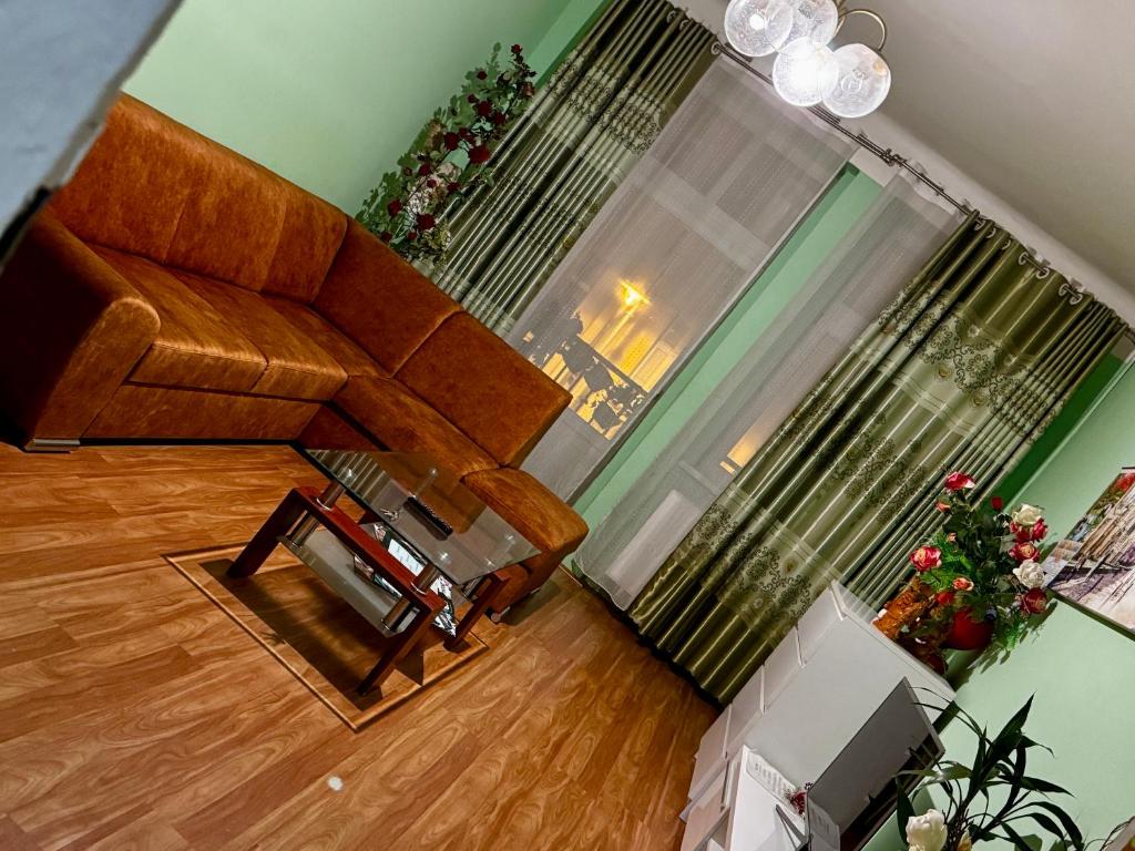Posezení v ubytování Blue Rose Apartman