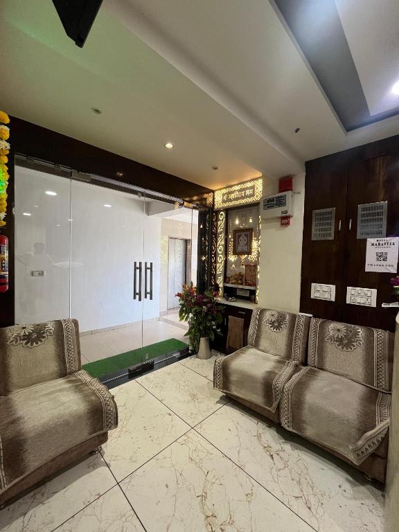 Posezení v ubytování Hotel Mahaveer