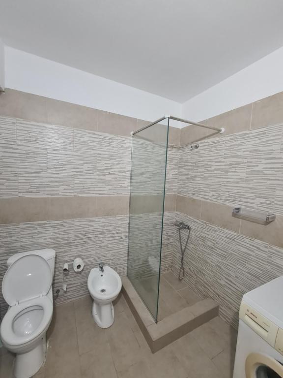 Koupelna v ubytování Kien apartment