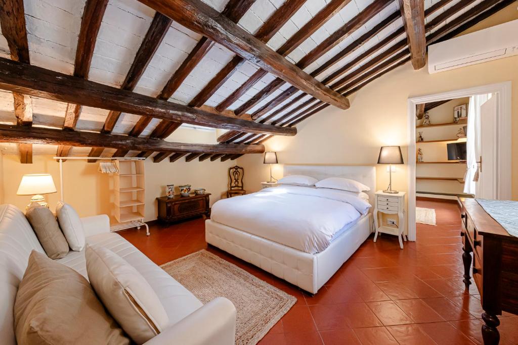 Posteľ alebo postele v izbe v ubytovaní Luxury Apartment Pantheon