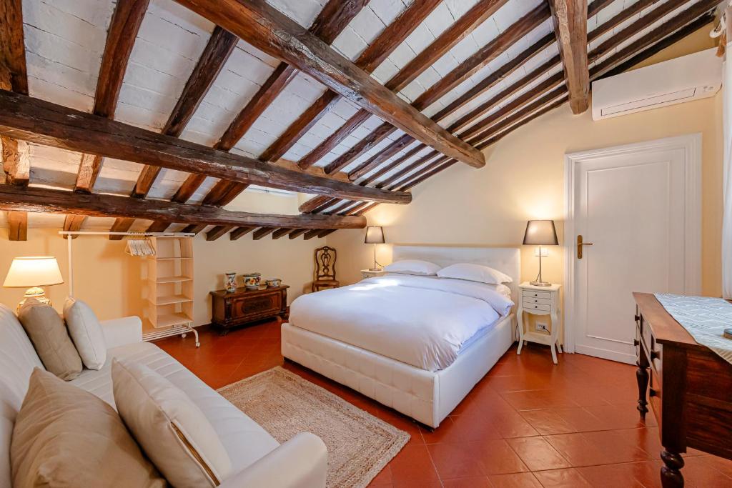 Posteľ alebo postele v izbe v ubytovaní Luxury Apartment Pantheon