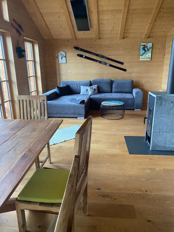 Posezení v ubytování Skihütte