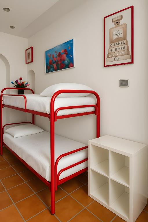 Postel nebo postele na pokoji v ubytování Hostel Brikette