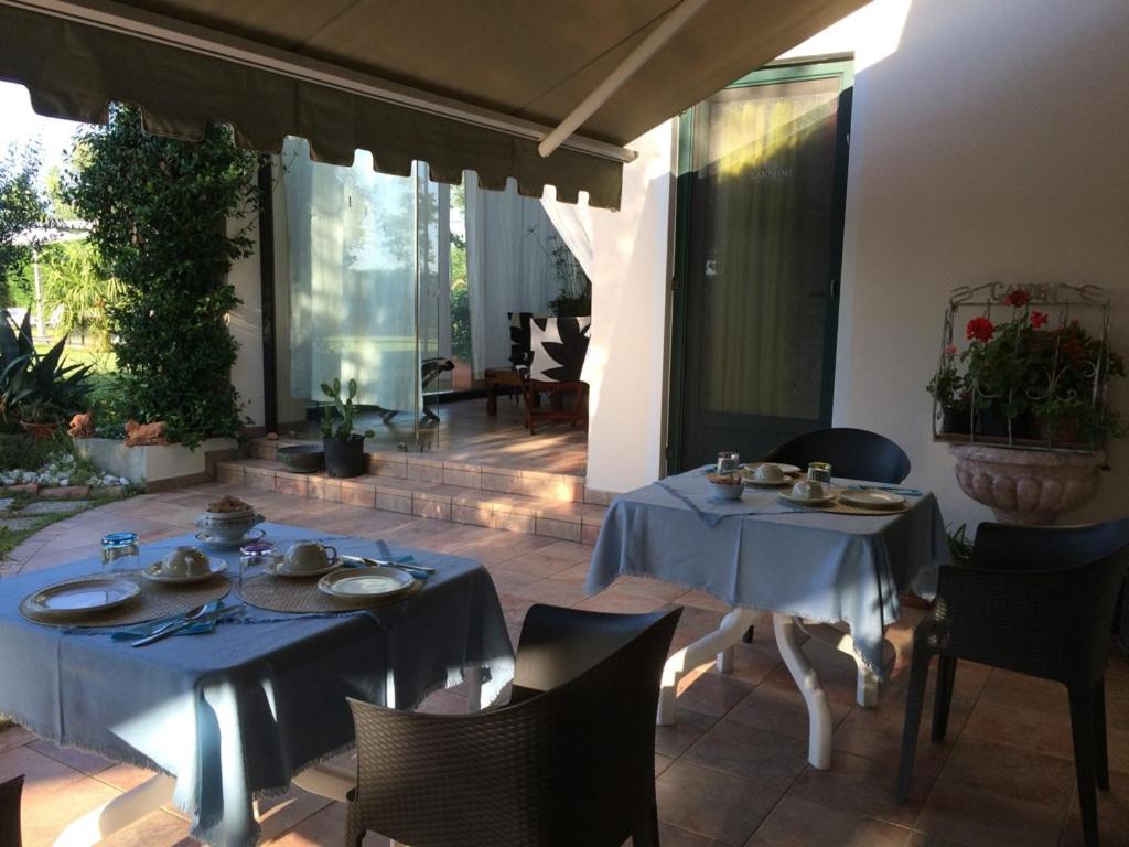 Posezení v ubytování BED & BREAKFAST Orizzonte