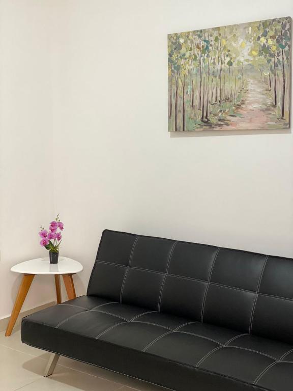 Area soggiorno di Sachar Lodging Apartahotel