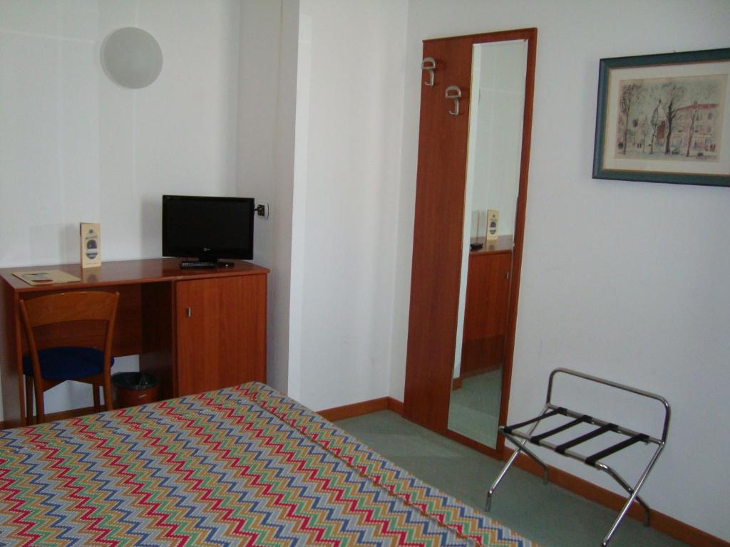 TV a/nebo společenská místnost v ubytování Hotel Naonis
