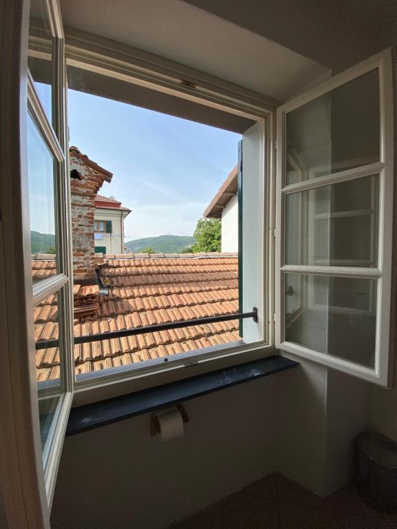 A balcony or terrace at Ostello Voltaggio