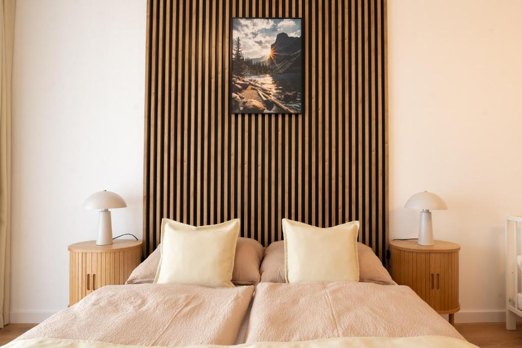 Postel nebo postele na pokoji v ubytování ONL Apartments